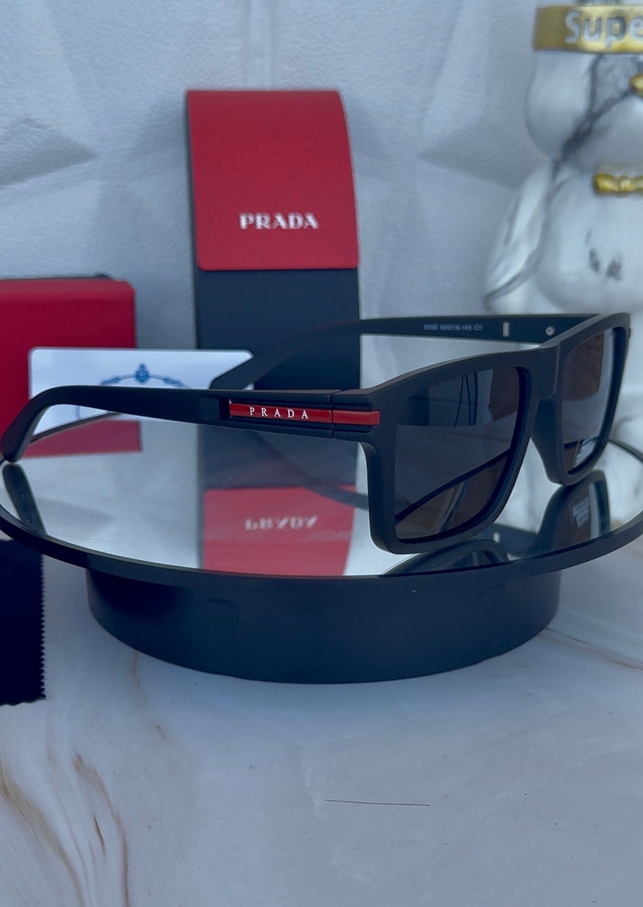 Lentes Prada Ralla roja