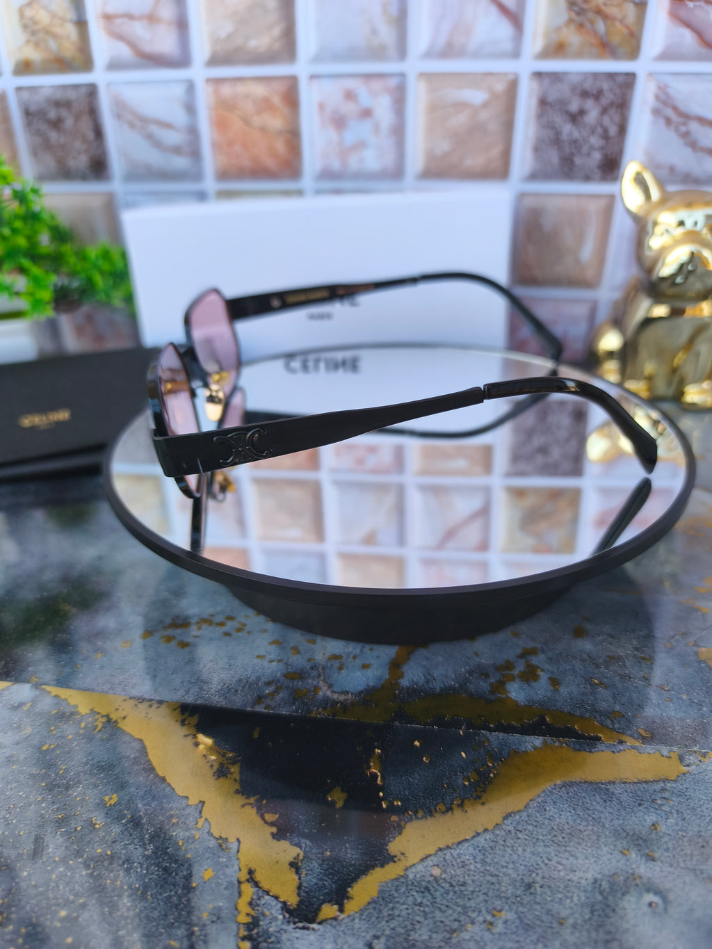 Lentes De sol Celine Rosa